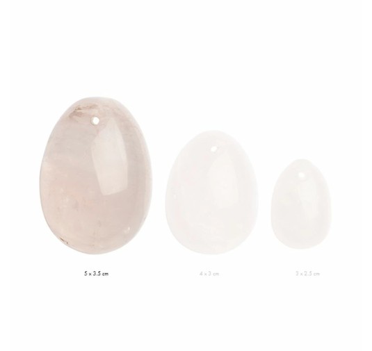 Kulka gejszy - La Gemmes Yoni Egg Rose Quartz L